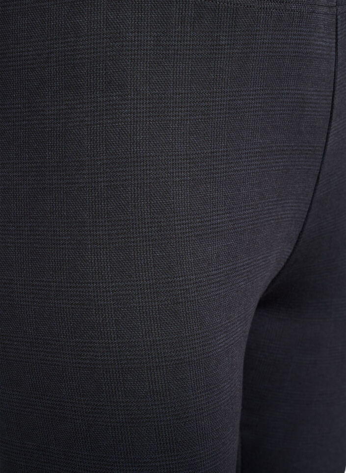 Mønstrede leggings med regular waist, Svart, Packshot image number 2