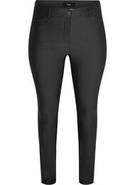 Cropped tights med en lett shine, Black