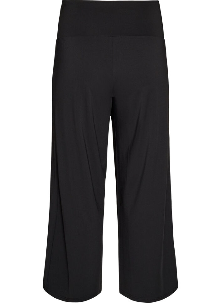 Wide fit treningsbukser, Svart, Packshot image number 1
