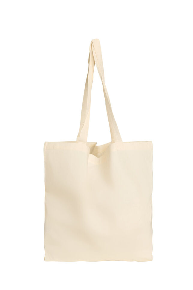 Tote bag med trykk, Gul, Packshot image number 1