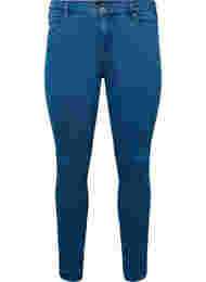 Super slim Amy jeans med høyt liv, Mid Blue