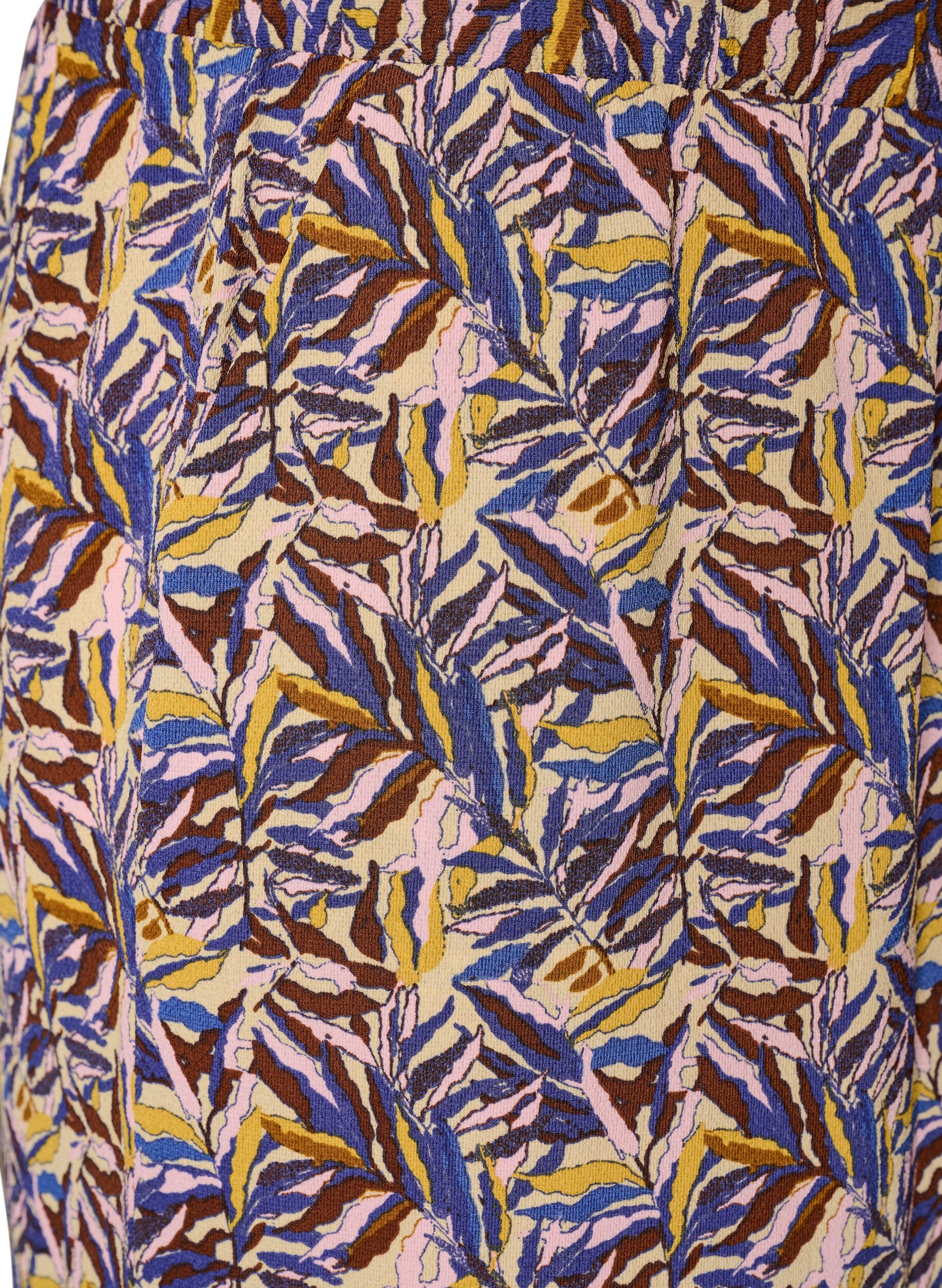 ZizziCulottebukser med m&oslash;nster, Beige, Packshot image number 2