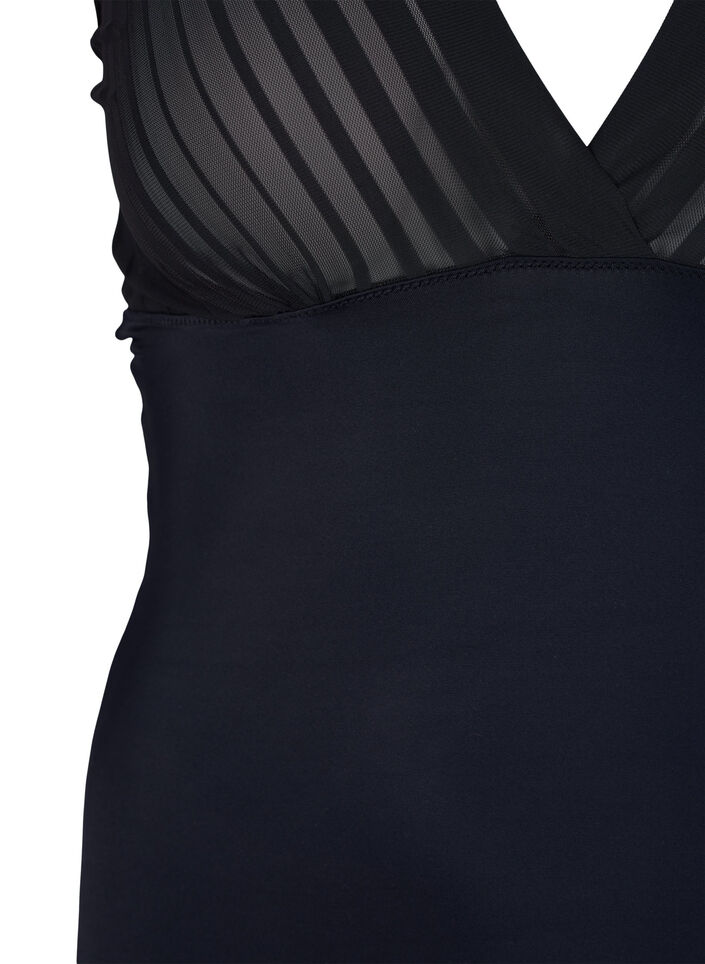 Bodystocking med mesh, Black, Packshot image number 2