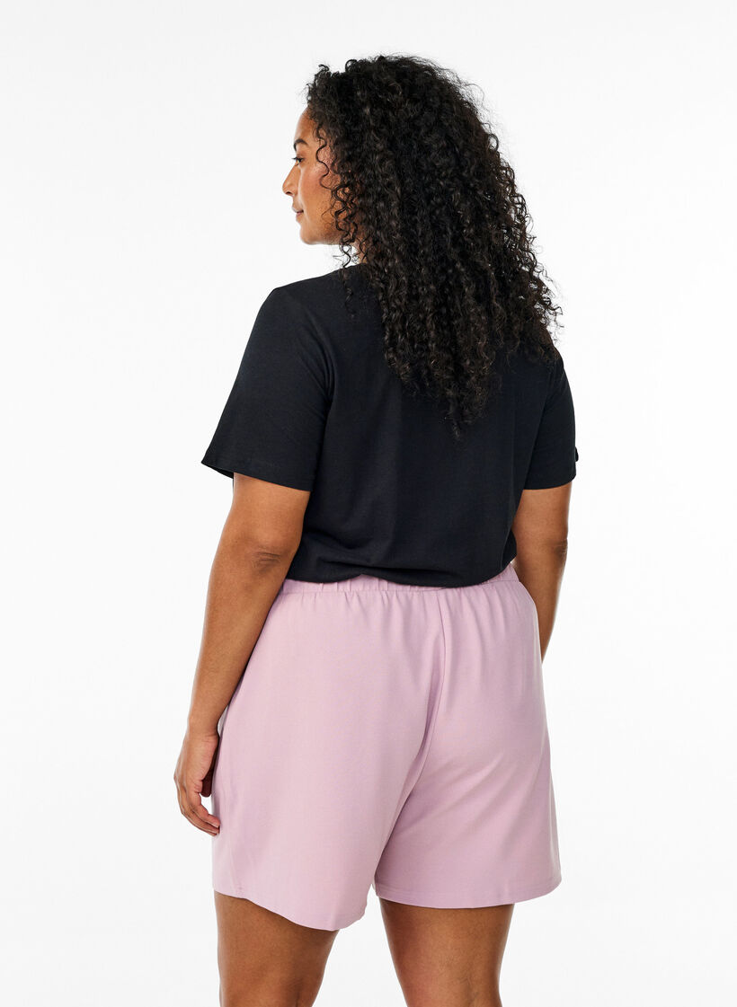 FLASH - Løstsittende shorts med lommer, Rosa, Model image number 2