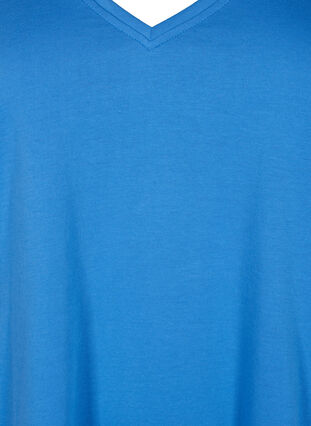 FLASH - T-skjorte med V-hals, Ultramarine, Packshot image number 2