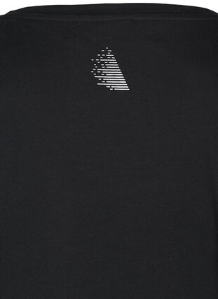 T-skjorte til trening med print, Black LMGT, Packshot image number 3