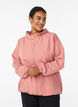Lett jakke med hette og glidel&aring;s, Rosa, Model image number 0