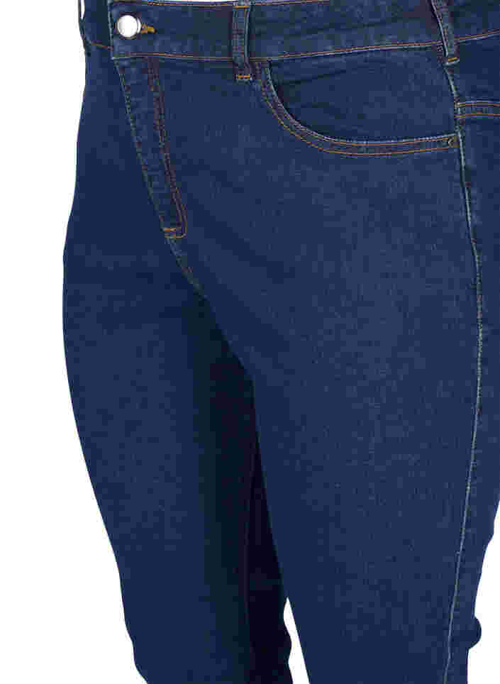 Ellen bootcut jeans med høyt liv, Unwashed, Packshot image number 2