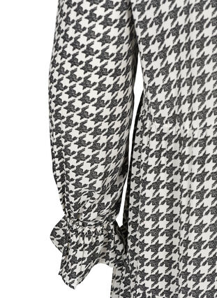 Kjole med legg og knytedetalj, Black Comb, Packshot image number 3