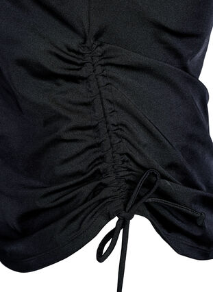 Zizzi Tankini med avtagbare skåler og justerbare sider, Svart, Packshot image number 3