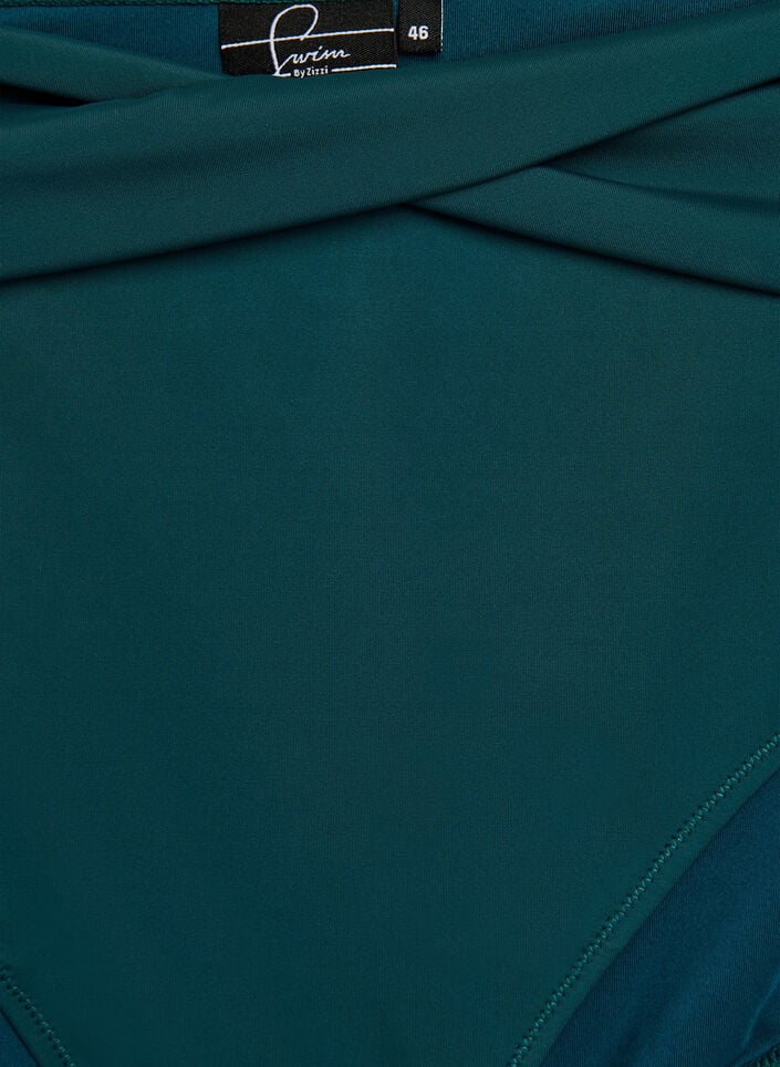 Bikinitruser med omslagsdetaljer, Gr&oslash;nn, Packshot image number 2