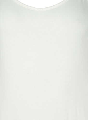 Ensfarget underkjole i viskose, Snow White, Packshot image number 2