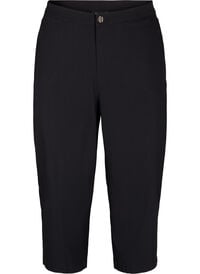 Culotte-bukser i blandet stoff, Svart Culotte-bukser i blandet stoff