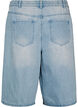 H&oslash;yt midjede denimshorts, Bl&aring;, Packshot image number 1