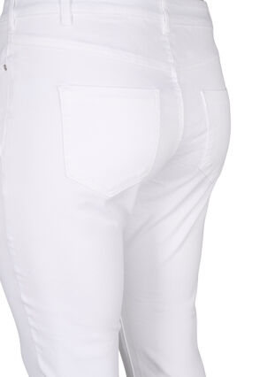 Viona jeans med normal midje, White, Packshot image number 3