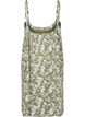 Midi strap dress in organic cotton, Gr&oslash;nn, Packshot image number 1