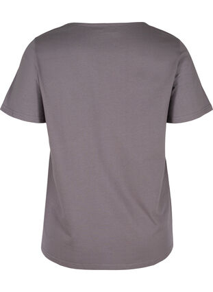 T-skjorte i bomull med trykk foran, Magnet, Packshot image number 1