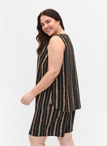 Topp uten ermer med mønster, Graphic Stripe, Model image number 1