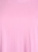 Basic T-skjorte i bomull med rund hals, Rosa, Packshot image number 2