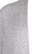 Lang strikket cardigan med lommer, Light Grey Melange, Packshot image number 2