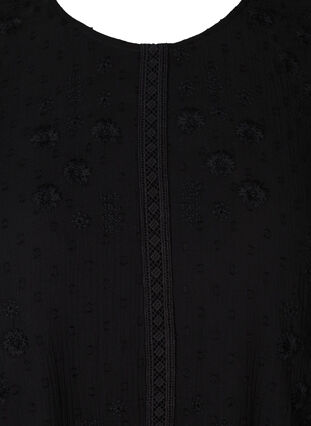 Langermet kjole med A-form, Black, Packshot image number 2