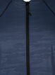 Treningsbluse med glidelås, Mood Indigo, Packshot image number 2