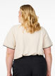 Kortermet poloskjorte, Beige, Model image number 2
