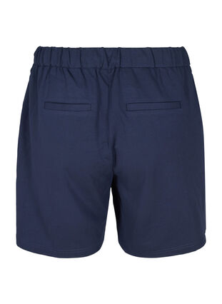Ensfargede shorts med lommer, Navy Blazer, Packshot image number 1