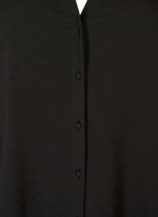 Midi-kjole med lange ermer, Black, Packshot image number 2