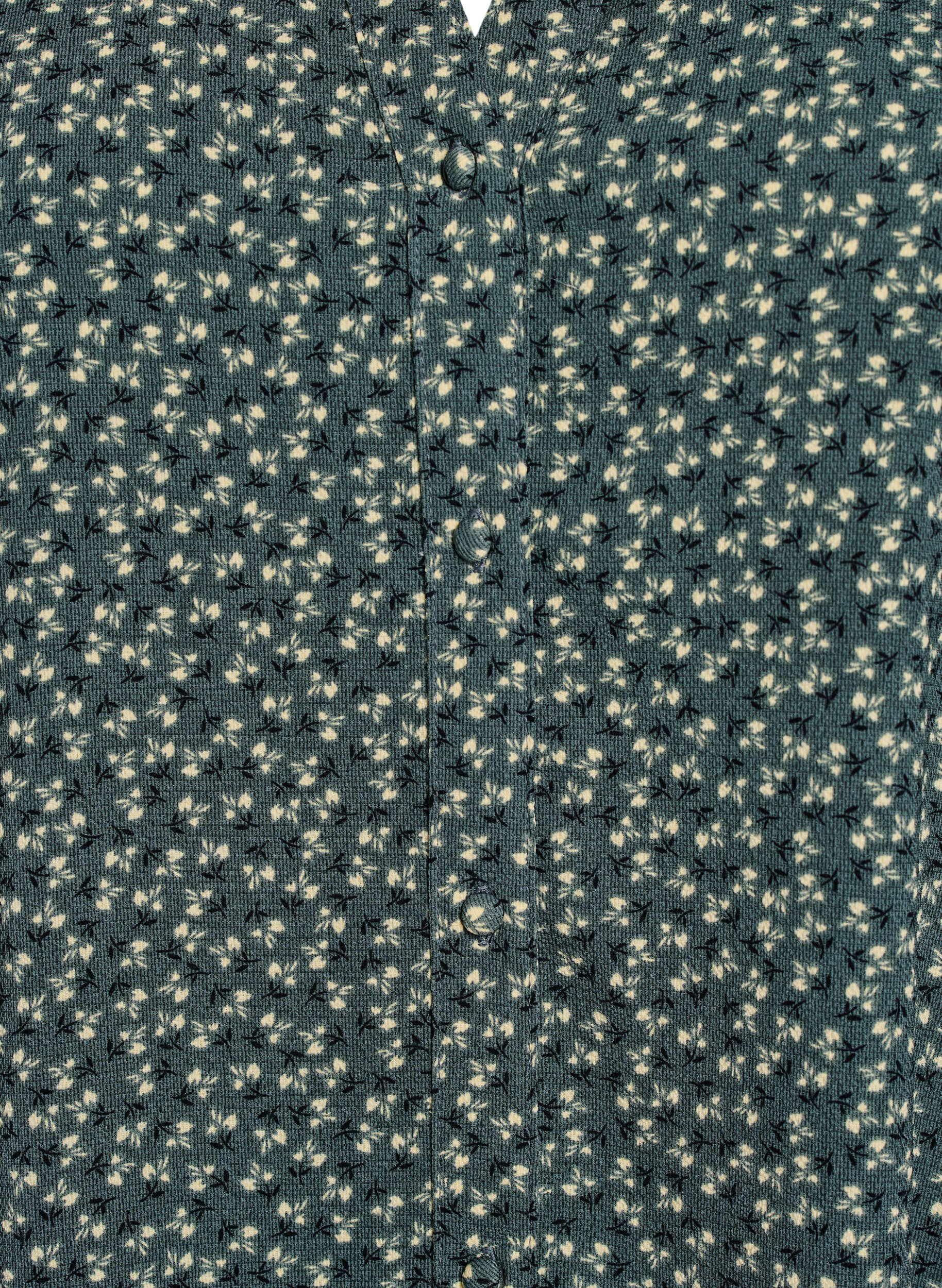 Zizzi Midikjole i A-linje med korte ermer, Gr&oslash;nn, Packshot image number 2