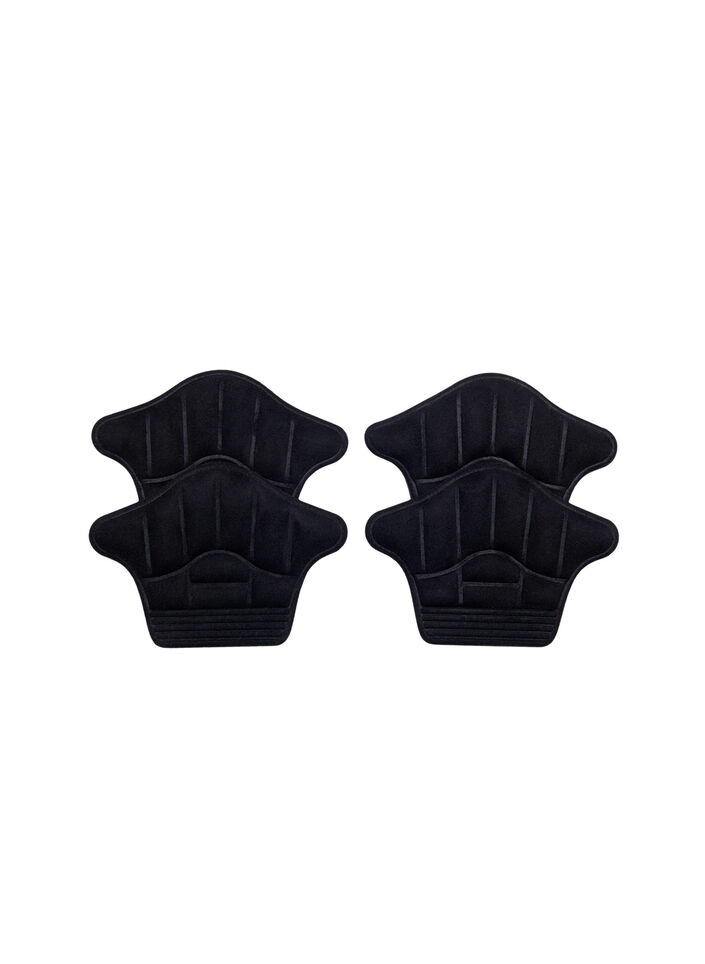 2-pack hælinnlegg, Svart, Packshot image number 0