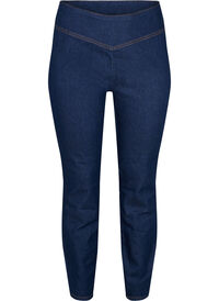 Stretchy jeggings i bomullsblanding