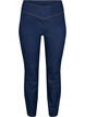 Stretchy jeggings i bomullsblanding, Dark blue, Packshot image number 0