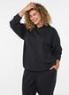 Jersey hettegenser, Svart, Model image number 0