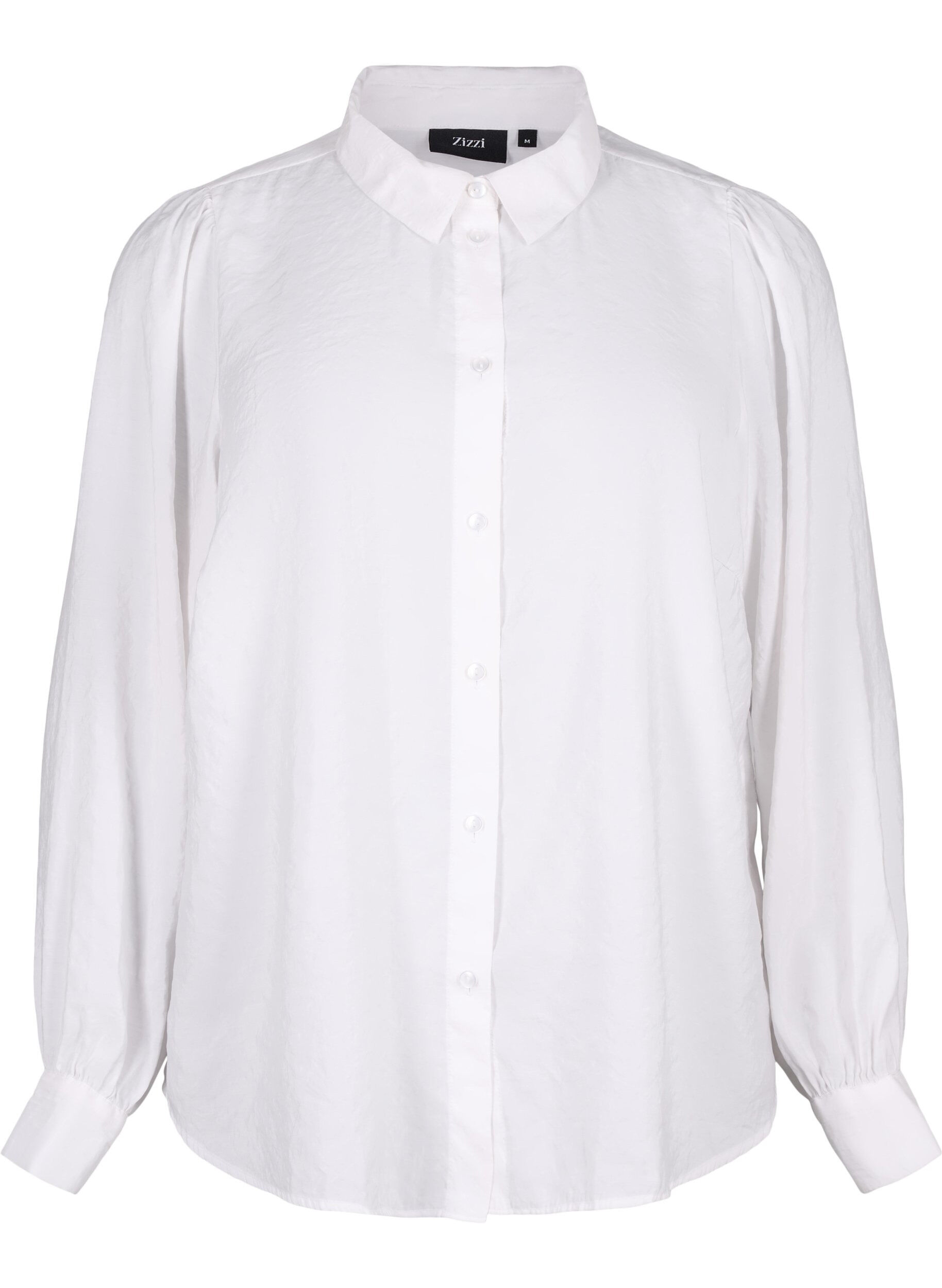 ZizziLangermet skjorte i Tencel &trade; Modal, Bright White, Packshot image number 0