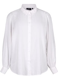 Langermet skjorte i Tencel ™ Modal, Bright White