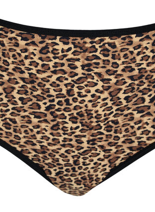 Truse med leopardmønster og blonder, Leopard Print, Packshot image number 2