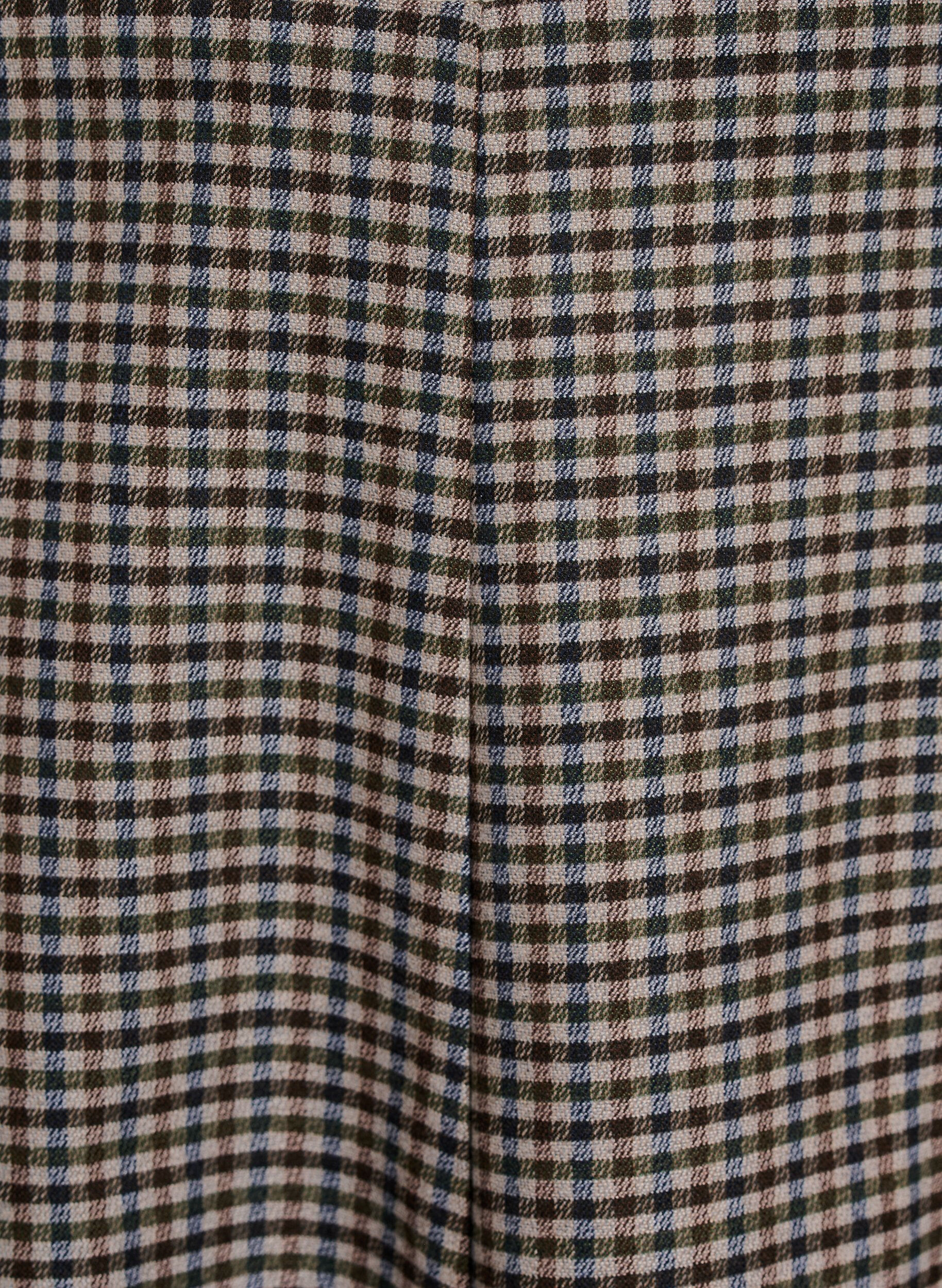 ZizziKort A-line skj&oslash;rt, Brun, Packshot image number 2