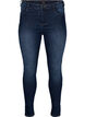 Supersmale jeans med h&oslash;y midje, Dark Blue, Packshot image number 0