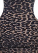 Racerback sports-BH med leopardmønster, Brun, Packshot image number 3