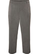 Dressbukse med h&oslash;y midje og straight fit, Gr&aring;, Packshot image number 0