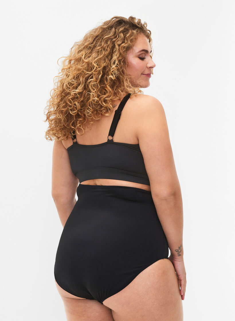 Bikinitruse med ekstra høyt liv, Black, Model