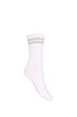 Stripete bomullssokker, Hvit, Packshot image number 1