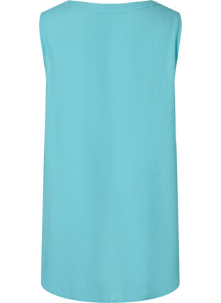 Viskosetopp med knapper, Aqua Sea, Packshot image number 1