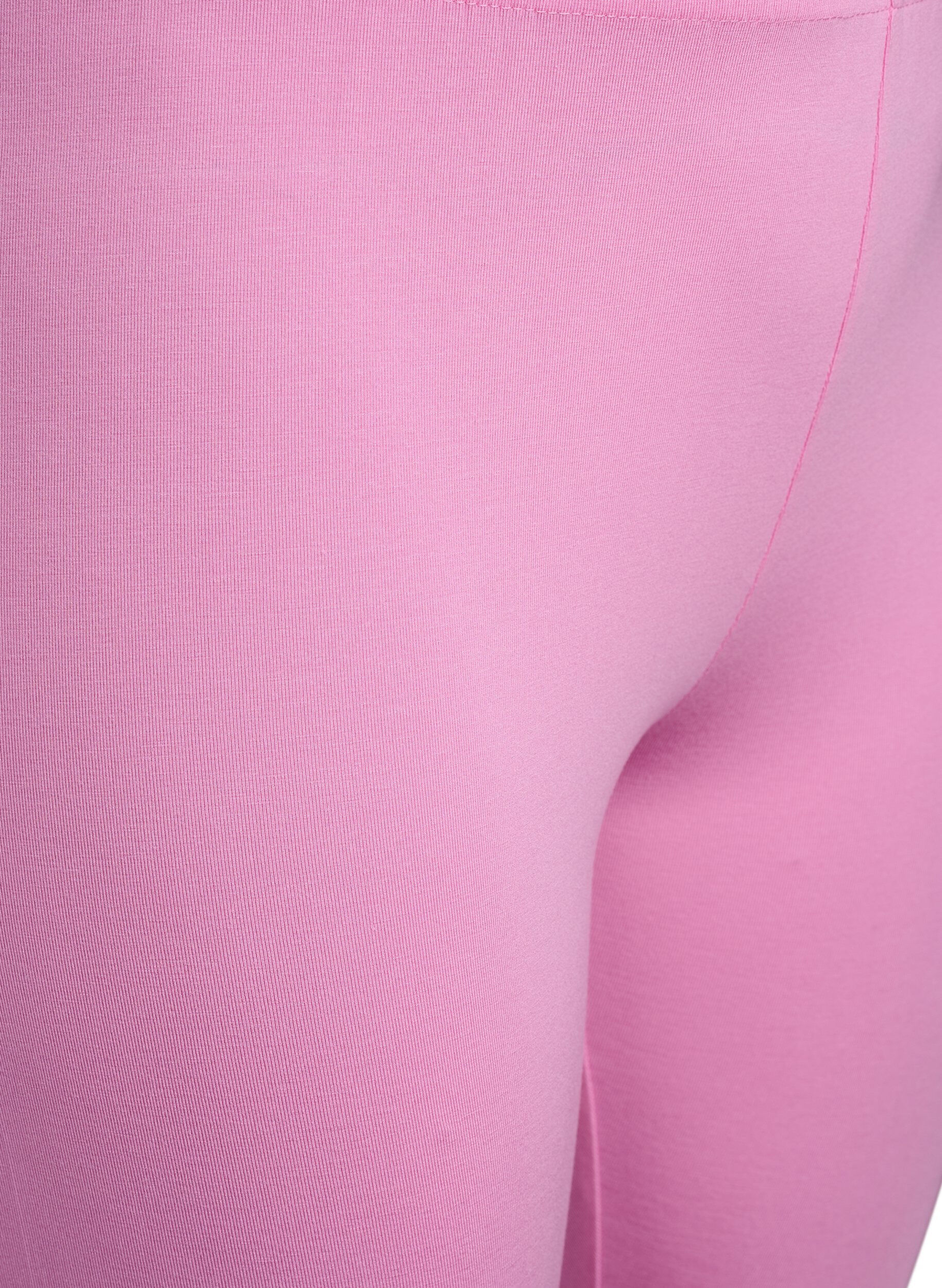 ZizziBasis leggings i viskose, Rosa, Packshot image number 2