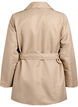Kort trenchcoat med belte, Beige, Packshot image number 1
