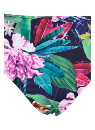 Bikinibukse med høyt liv, Flower Print, Packshot image number 2