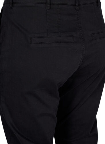 Chinos i bomull, Black, Packshot image number 3