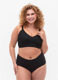 Sømløse truser, 2 stk., Black, Model