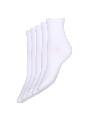 Basis sokker, 5 stk., White, Packshot image number 0